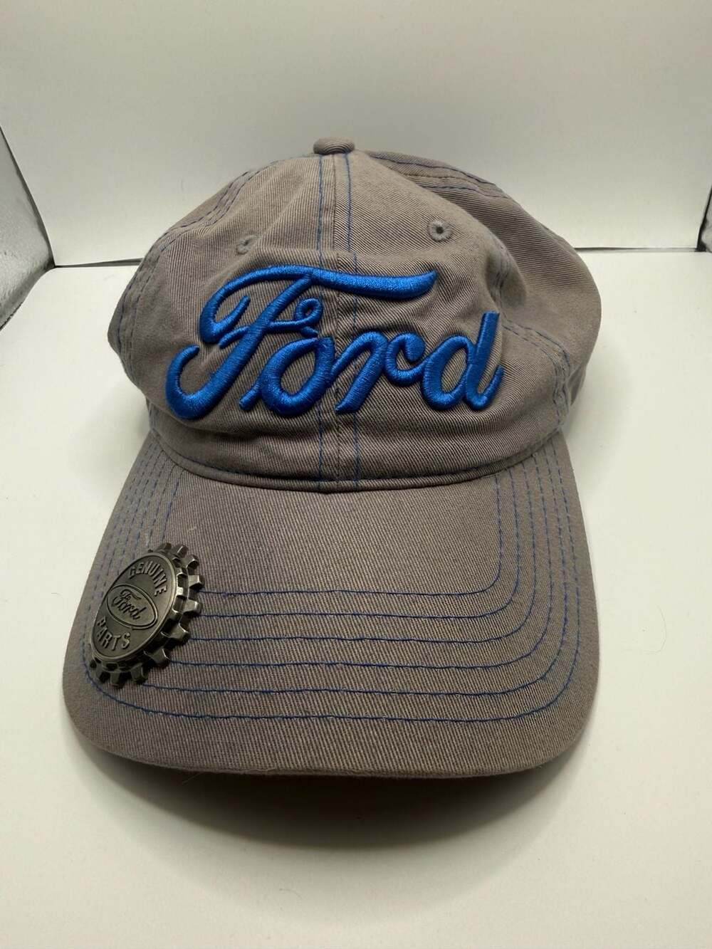 Ford Genuine Parts Embroidered Logo Baseball Cap with Bottle Opener